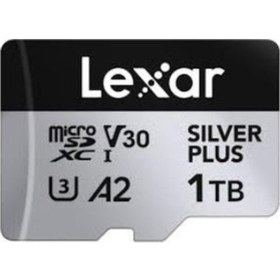 Resim Lexar Silver Plus 1 TB 205 Mb 4k V30 Uhsı Micro Sd Hafıza Kartı 