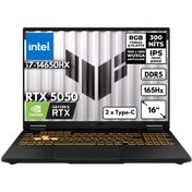Resim Asus Tuf Gaming F16 FX608JHR-RV048HMF49 i7-14650HX 16GB DDR5 1 TB SSD RTX5050 8GB GDDR7 16" WUXGA W11H Dizüstü Bilgisayar 