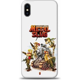 Resim Marselit Apple iPhone X/xs Uyumlu Metal Slug Tasarımlı Telefon Kılıfı 