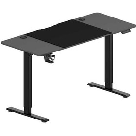 Resim Adore Gaming Elevator-x Yükseklik Ayarlı Oyuncu Masası - Siyah 160x72-117x75 Cm Siyah 