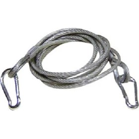 Resim Brentino Çelik Oto Çekme Halatı 3.5 Ton Kapasiteli Karabinali Araç Çekme Çelik Halat 