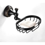 Resim Vintage Stil Pirinç Duvara Monte Banyo Duş Sabunluk Tutucu Sabun Sepeti Antika Siyah Pirinç Sabun Raf Tepsi Için Ev Yarasa | Taşınabilir Sabun Yemekleri 