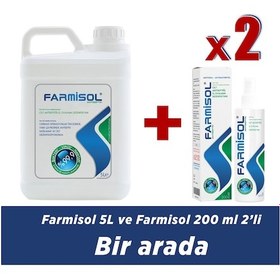 Resim Farmisol Antiseptik 5 L + Farmisol Antiseptik 2 x 200 ML 
