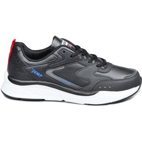 Resim Jump 27705 Siyah - Beyaz Erkek Günlük Kışlık Rahat Kalın Taban Yürüyüş Sneaker Spor Ayakkabı 
