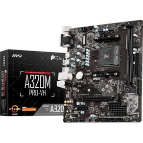 Resim Msı MB A320M Pro-Vh A320M DDR4 Am4 4x Sata VGA HDMI Anakart 