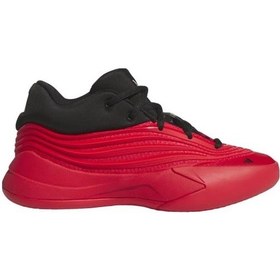 Resim Adidas Dame X J Çocuk Basketbol Ayakkabısı Jp8639 Siyah-kırmızı 