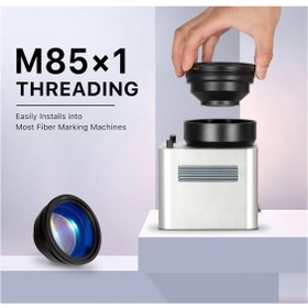 Resim BLUE DİJİTAL Fiber Lazer Tarama Lensi F-Theta Tarama Lensi Alanı Galvo Sistemi için Optik Lazer Markalama 