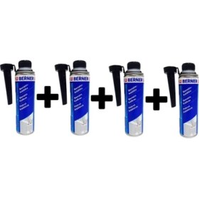 Resim Berner Benzin Enjektör Temizleyici Yeni Nesil Performans Arttırıcı 300 ml 4 Adet 