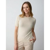 Resim Jimmy Key Bisiklet Yaka Kısa Kollu Triko Kadın Kazak 5SW231729 (5SW231729) 