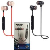 Resim hugoexport Tonex Mıknatıslı Bluetooth Kulaklık Siyah + Kırmızı 