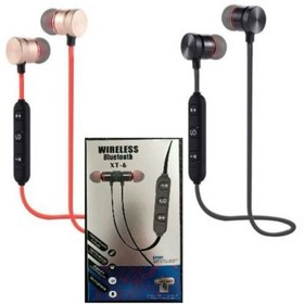 Resim hugoexport Tonex Mıknatıslı Bluetooth Kulaklık Siyah + Kırmızı 