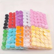 Resim 25 adet Boş Şeffaf Yuvarlak Kavanoz - Kozmetik, Losyon, Krem, Makyaj, Boncuk, Göz Farı, Taş, Örnekler, Seyahat Gereksinimleri için 3g/0.1oz Seyahat Kapları 