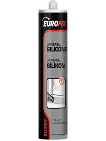 Resim Eurofix Genel Amaçlı Universal Silikon Şeffaf 280 Gr Şeffaf 