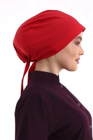 Resim Bilenn Tekstil Tesettür Bone - 4817 Kırmızı 