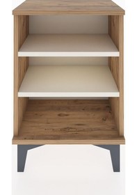 Resim Arges Komodin 2 Raflı 44x30x64 Çam-aytaşı Atlas Çam 