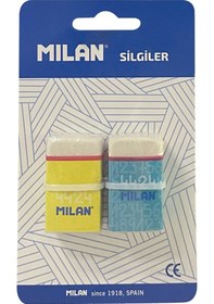 Resim Milan Flexıble Synt 4424/80 Dikdörtgen Silgi Blister - 2li 