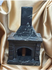 Resim Şömine Model Tütsülük Siyah 