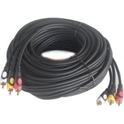 Resim 10M 3 Rca To 3Rca Ses Video Sinyal Kablosu - Özel Bakır Seri 