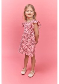 Resim Defacto Desenli Askılı Elbise Kız Bebek H2176a526smpn364 Pembe-pn364 