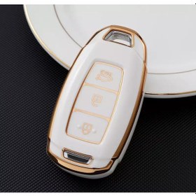 Resim Hyundai Uyumlu İ30 İX25 İX35 KONA ELANTRA ACCENT SANTA FE KILIF BEYAZ 