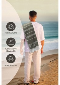 Resim Favora Peştamal Plaj Havlusu 90x140 - Haki 