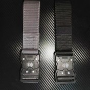 Resim 3 adet Erkek Taktik Kemer - Metal Tokalı Dayanıklı Siyah, Dış Mekan Sporları, Eğitim ve Günlük Kullanım için Ayarlanabilir Kayış, Güvenli Uygun Tasarım, Spor Aksesuarı, Şık Görünüm, Sağlam Yapı 