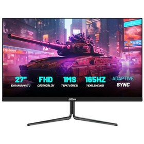 Resim Dahua LM27-E231 27" 165 Hz 1 Ms Fullhd Ips Led Gaming Oyuncu Monitör 