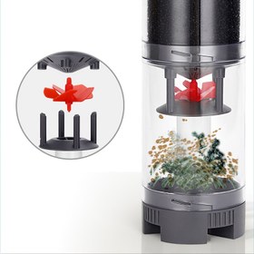 Resim Balık Tankı İçin Sessiz-Flow İç Mekan Filtresi - Otomatik Atık Ayrıştırıcı, Aerasyonlu Su Temizleyici (Hava Pompası Gerektirmez), Akvaryum Aksesuarı, Evcil Hayvan Malzemeleri, Sessiz Balık Tankı Filtresi | Estetik Akvaryum Kurulumu | Plastik Yapı 