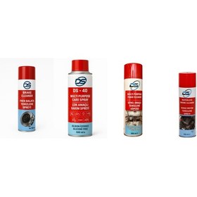 Resim Susuz Motor Temizleyici + Fren Balata Temizleyici + Multi Sprey + 
