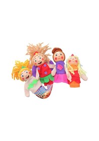 Resim Ahşap Parmak Kuklası Model No 4 