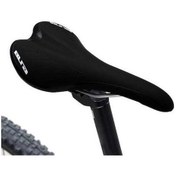 Resim Ganzhoushop Yurt Yol Siyah Mikrofiber Gub Eyer Dışından Deri Dağ Bisikleti A 3083 Tp A 