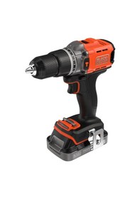 Resim Black+Decker BCD383D1XK-QW 18V 1 Battery Hammer Drill Kitbox 1AM Set 