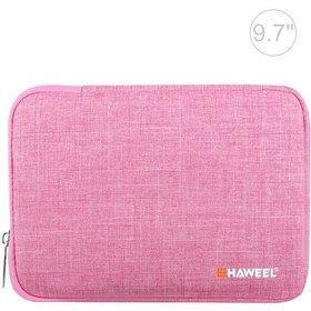 Resim Sones Haweel 9.7 İnç Kılıf Fermuarlı Evrak Çantası Taşıma Çantası, İpad 9.7 İnç / İpad Pro 9.7 İnç, Galaxy, Lenovo, Sony, Xiaomi, Huawei 9.7 İnç Tabletler İçin Pembe Diğer 
