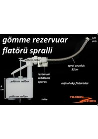Resim Nkp Gömme Rezervuar Flatörü 3/8 Nkp Marka Spralli 1. 