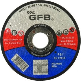 Resim 2355 115*2,5*22,23 Metal Taş 25'li 