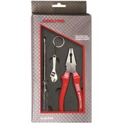 Resim İzeltaş Pense Ve Kontrol Kalem Seti Anahtarlık Hediyeli Babalar Günü 