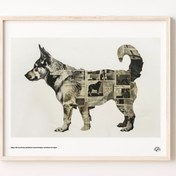 Resim Kolaj Köpek I, Poster 