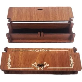 Resim Dodes Ahşap Kalem Kutusu 