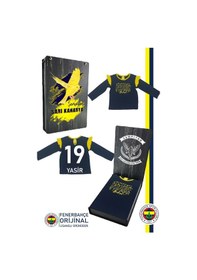 Resim Fenerium Fenerbahçe Lisanslı Kişiye Özel Uzun Kol Lacivert Bebek Sweat Ahşap Kutulu 069 Lacivert 