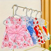 Resim Küçük ve Orta Boy Köpekler ve Kediler İçin Şirin Pet Elbiseleri - Nefes Alabilen Polyester, Eğlenceli Baskılar ile Pullover Stil, Yaz İçin İdeal, Çoklu Renkler ve Boyutlarda Mevcut, Petler İçin Sevimli Elbiseler 