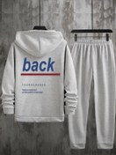 Resim uyguntarz Unisex Back Sırt Baskılı Eşofman Takımı 