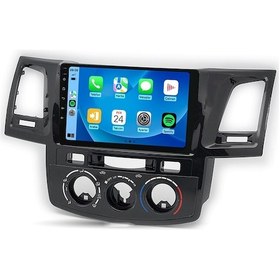 Resim cartech CRT 332 Serisi Toyota Hilux 2008-2015 uyumlu 4-32GB Android Multimedya Teyp 