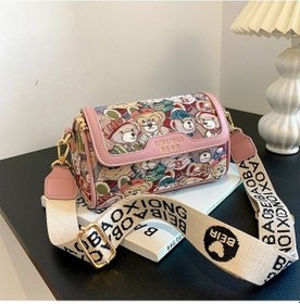 Resim Dancemonkey Kadın Çapraz Ayı Desenli Omuz Çantası-611 Altın Altın 