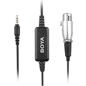 Resim BOYA BY-BCA6 XLR Mikrofon Telefon Bağlantı Kablosu 