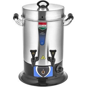 Resim Miletto 60 Bardak Profesyonel Sanayi Tipi Paslanmaz Çelik Çay Makinesi 7 Lt Mr218681267805120 