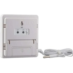 Resim Ata Elektronik Htc-2 Dijital Termometre Sıcaklık ve Nem Ölçer Higrometre Masa Alarm, Problu Dijital Termometre, Problu Sıcaklık ve Nem Ölçer 
