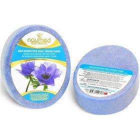 Resim Mavi Anemon Özlü Batık Ve Çilek Bacak Onarımına Yardımcı Doğal Süngerli Sabun Mavi Anemon 