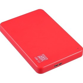 Resim Geeroyoo 500gb Kırmızı Taşınabilir Dış Mekanik Disk, Usb 3.0 İle Hızlı Aktarım, Plug & Play, 2.5 İnç, 5400rpm, Geniş Uyumlu Veri Depolama Cihazı 