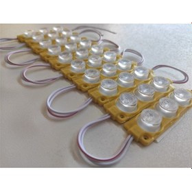 Resim Replax Carub Camlı Parmak Led Lamba Sarı 24 Volt Su Geçirmez 10'lu 3m 