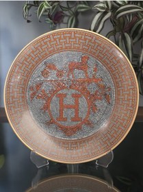 Resim Konyax Honey Turuncu 1 Kişilik Pasta Tabağı Çok Renkli 